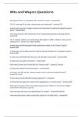 Wits and Wagers Questions and Answers
