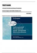 TEST BANK FOR Advanced Nutrition and Human Metabolism 8th Edition by Sareen Gropper  &comma; ISBN&colon; 9780357449813 Chapter 1-14 &vert;All Chapters Verified&vert; Guide A&plus;