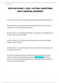 INTB 200 EXAM 1 2025 &vert; ACTUAL QUESTIONS WITH VERIFIED ANSWERS