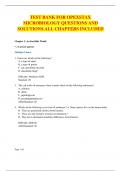 TEST BANK FOR OPEXSTAX MICROBIOLOGY QUESTIONS AND SOLUTIONS&period;ALL CHAPTERS INCLUDED&period;ALL CHAPTERS INCLUDED