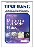 Test Bank for Urinalysis and Body Fluids&comma; 7th Edition &lpar;F&period;A&period; Davis Company&comma; 2020&rpar; by Strasinger and Marjorie&comma; Isbn no&semi; 9780803675827 &lpar;Chapters 1-17&rpar; Complete Study Guide&excl;&excl;&excl;&excl;&excl;&excl;&excl;