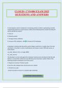 CLOUD&plus; CV0-004 EXAM 2025 QUESTIONS AND ANSWERS