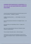 ALABAMA FIRE EXAM BLOCK 3 &lpar;CHAPTERS 9&comma; 11&comma; 13&comma; 17&comma; 18&comma; 19&rpar; 120 QUESTIONS WITH COMPLETE SOLUTIONS&excl;&excl;