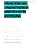Ellis and Associates Lifeguard Test Study guide