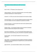 Labour Relations 4th Edition EXAM Questions AND Correct Answers