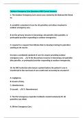 Outdoor Emergency Care Questions AND Correct Answers