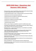 ENTR 2030 Quiz 1 Questions And Answers 100&percnt; Solved 