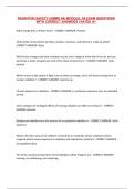 RADIATION SAFETY &lpar;AMMO 66&rpar; MODULE&colon; 04 EXAM QUESTIONS WITH CORRECT ANSWERS &vert; RATED A&plus;