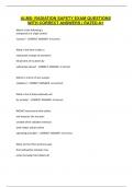 ALMS- RADIATION SAFETY EXAM QUESTIONS WITH CORRECT ANSWERS &vert; RATED A&plus;