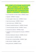 LVN COMPLETE EXAM QUESTIONS WITH CORRECT SOLUTIONS UPDATED 2025/2026 ALREADY GRADED||100% GUARANTEED PASS!!!<<NEWEST VERSION>>