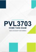 PVL3703 Exam 2025 - Due 20 August 2025
