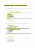 PHARMACOLOGY MSN571 QUESTION BANK PHARM 2025&period; 