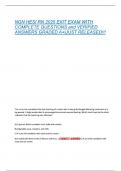 NGN HESI RN 2025 EXIT EXAM WITH COMPLETE QUESTIONS and VERIFIED ANSWERS GRADED A&plus;&vert;JUST RELEASED&excl;&excl;&excl;