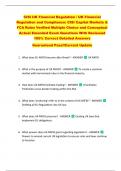 CISI UK Financial Regulation &sol; UK Financial  Regulation and Compliance&colon; CISI Capital Markets &  FCA Rules Verified Multiple Choice and Conceptual  Actual Emended Exam Questions With Reviewed  100&percnt; Correct Detailed Answers  Guaranteed Pass&excl;&excl;Current Update