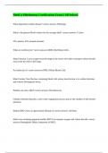 MedCa Phlebotomy Certification Exam &vert;&vert; All Solved&period;