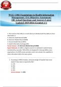 WGU C802 Foundations in Health Information Management &vert; OA &vert;Objective Assessment&vert; 100 Actual Questions and Answers Latest Updated 2025&sol;2026 &lpar;Graded A&plus;&rpar;