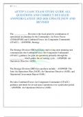 AFTTP 3-3&period;AOC EXAM STUDY GUIDE ALL QUESTIONS AND CORRECT DETAILED ANSWERS LATEST 2025-2026 UPDATE &vert;NEW AND REVISED