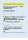 CS 7643 QUIZ 5 VERIFIED LATEST 2025&sol;26 QUESTIONS AND  ACCURATE ANSWERS UPDATED GUARANTEED PASS RATED A&plus;