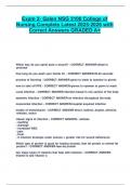 GALEN NSG 3100 EXAM BUNDLE WITH COMPLETE SOLUTIONS LATEST UPDATED 2025-2026 GRADED A&plus;