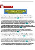 Adult medical surgical Dosage Calculation PN PROCTORED Exam retake 2025&sol;2026 With NGN A&plus; Graded Questions & Answers