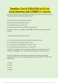 MamPhys Test II UPDATED ACTUAL   Exam Questions and CORRECT Answers