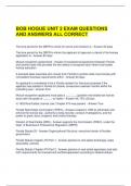 BOB HOGUE UNIT 2 EXAM QUESTIONS AND ANSWERS ALL CORRECT 