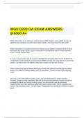WGU D220 &ndash; Healthcare Management &vert; OA Exam Answers &lpar;Graded A&plus;&rpar;