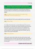 WGU D753 Questions and Correct  Answers&sol; Latest Update &sol; Already Graded 