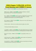 CDEO Chapter 7 UPDATED  ACTUAL  Exam Questions and CORRECT Answers 