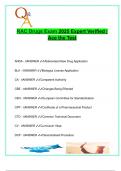 RAC Drugs Exam 2025 Expert Verified &vert;  Ace the Test 