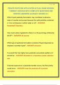 PRIVATE PESTICIDE APPLICATOR ACTUAL EXAM VERSION 1 NEWEST 2025&sol;2026 WITH COMPLETE QUESTIONS AND VERIFIED ANSWERS &vert;ALREADY GRADED A&plus;&vert; 