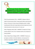 RAC-Drugs Exam &lpar;Summer 2025&rpar;  2025&sol;2026 Exam Questions with 100&percnt;  Correct Answers &vert; Latest Update
