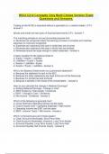 WGU C214 Concepts Only Multi Choice Version Exam Questions and Answers&period;