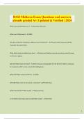 BASI Midterm Exam Questions and answers  already graded A&plus;&vert; Updated & Verified &vert; 2024 