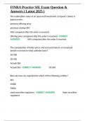 FINRA Practice SIE Exam Question & Answers &lpar; Latest 2025 &rpar;&period;docx