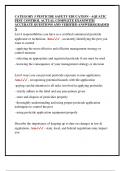 CATEGORY 5 PESTICIDE SAFETY EDUCATION - AQUATIC  PEST CONTROL ACTUAL COMPLETE EXAM&vert;WITH  ACCURATE QUESTIONS AND VERIFIED ANSWERS&vert;GRADED  A