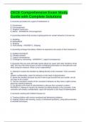 CECE Comprehensive Exam Study Guide with Complete Solutions
