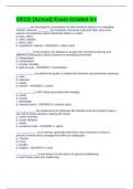 CECE &lpar;Actual&rpar; Exam Graded A&plus;