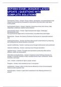 DEP2004 EXAM &vert; 2024&vert;2025 LATEST UPDATE &vert; QUESTIONS WITH COMPLETE SOLUTIONS 