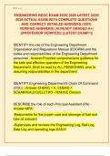 ENGINEERING BDOC EXAM 2025&sol; 2026 LATEST 2025&sol;  2026 ACTUAL EXAM WITH COMPLETE QUESTIONS  AND CORRECT DETAILED ANSWERS &lpar;100&percnt;  VERIFIED ANSWERS&rpar; &vert;ALREADY GRADED A&plus;&vert;  &vert;&vert;PROFESSOR VERIFIED&vert;&vert; &vert;&vert;LATEST EXAM&excl;&excl;&excl;&vert;&vert; 
