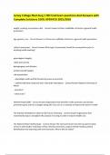 Jersey College Med-Surg 1 RN Final Exam questions And Answers with Complete Solutions 100&percnt; UPDATED 2025&sol;2026