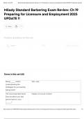 Milady Standard Barbering Exam Review&colon; Ch 19 Preparing for Licensure and Employment 2025 UPDATE &excl;&excl;