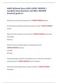 AAPD QE Board Exam &lpar;2025 LATEST UPDATE&rpar; &vert; Complete Exam Questions and WELL-DEFINED Answers&vert;&vert; grade A&plus;