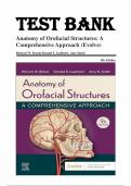 Test Bank for Anatomy of Orofacial Structures 9th Edition by  Brand 