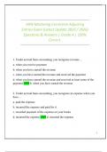 AIPB Mastering Correction & Adjusting Entries Exam &ndash; Latest Update 2025&sol;2026 &ndash; Questions & Answers &lpar;100&percnt; Correct&comma; Grade A&rpar;