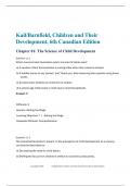 Test Bank for Children and Their Development&comma; 6th Canadian Edition by Robert V&period; Kail