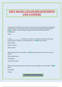 ESET 444 QZ 2 EXAM 2025 QUESTIONS AND ANSWERS