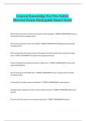 General Knowledge For Fire Safety Director Exam Studyguide Smart Score&period;