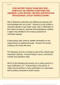 UTAH NOTARY PUBLIC EXAM 2025&sol; 2026 &ndash;  COMPLETE 180 VERIFIED QUESTIONS AND  ANSWERS &vert; UTAH NOTARY LAW AND CERTIFICATION  PROCEDURES&sol; LATEST VERIFIED EXAM&excl;&excl;&excl; 