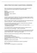 MRSO PRACTICE EXAM 3 QUESTIONS & ANSWERS